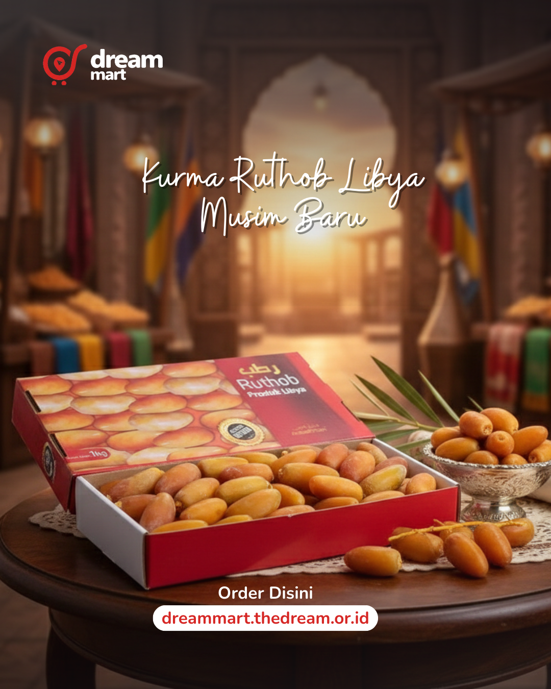 Kurma Ruthob Musim Baru 1kg