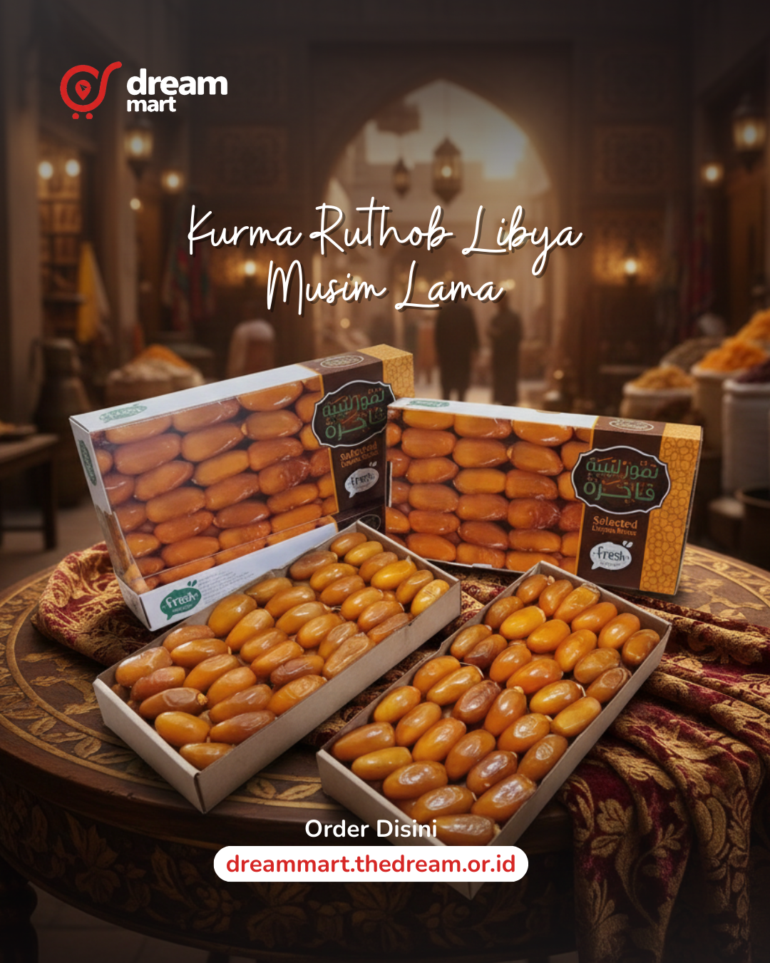 Kurma Ruthob Libya, kurma muda yang manis dan seger Musim Lama